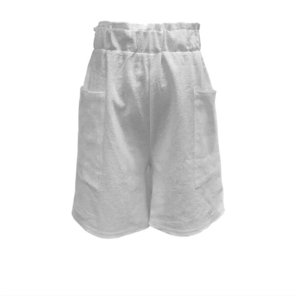 Ladies wide leg Solid Elastic Waist Shorts sz XXL - Picture 3 of 5